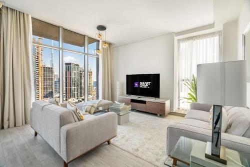 Luxury 4BR MTLVL flat w Al-Jadaf canal riverfront, Dubái (foto 2)