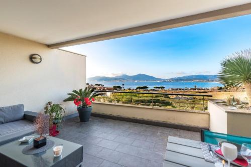 منظر, Clos Vignola - Domaine de la Viva -Superbe vue mer in بورتيشيو