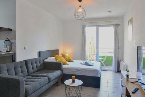 100 - Le Florea - Studio - 2 pers - Parking - Wifi near Le Pascalou