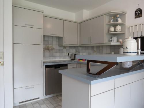 Kitchen, Hus op de Wurth Ferienwohnung 7 in Busumer Deichhausen