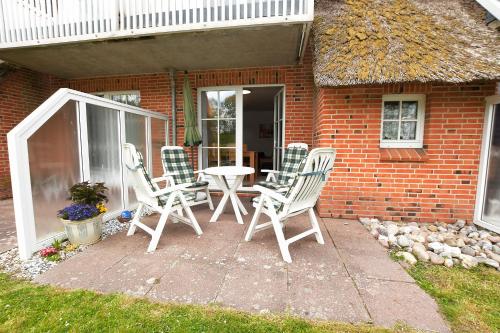 Balcony/terrace, Seeschloßchen Ferienwohnung 5 in Busumer Deichhausen