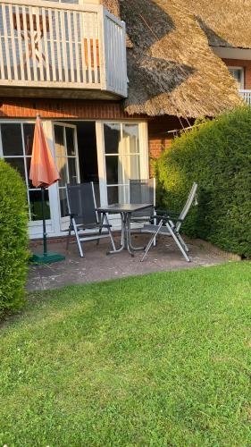 Balcony/terrace, Hus op de Wurth Ferienwohnung 7 in Busumer Deichhausen