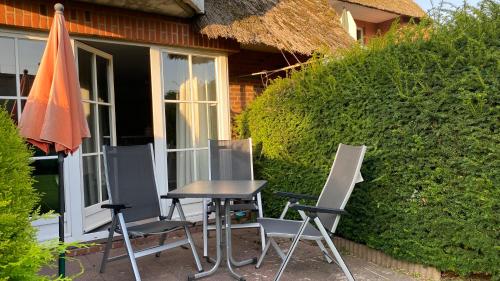 Balcony/terrace, Hus op de Wurth Ferienwohnung 7 in Busumer Deichhausen