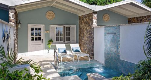 Habitación doble, luna de miel, frente a la playa, frente al océano, piscina privada