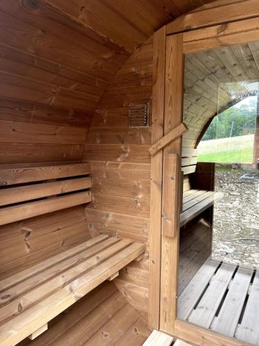 Cottage with sauna doBeskid in Przyborów