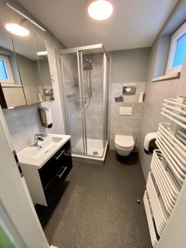 Fürdőszoba, Bed & Breakfast Pension in Legden