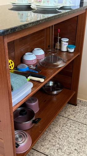 Casa Bouganville - Quarto com cozinha