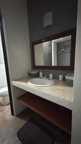 Bathroom, Depto Cenote in Sta Ana