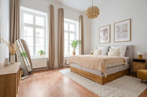 Alster Boho Apartment auf 150qm mit 4 Schlafzimmern, Hamburk