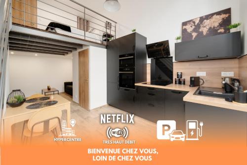 L'Eden d'Elyse - Duplex premium- parking gratuit, Nancy