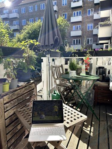 Lovely apartment with patio, Kodaň (fotografie 3)