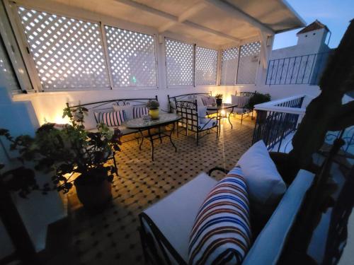 balkon/taras, Dar Dahbia in Asilah