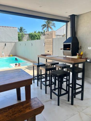 Casa com Piscina no litoral norte