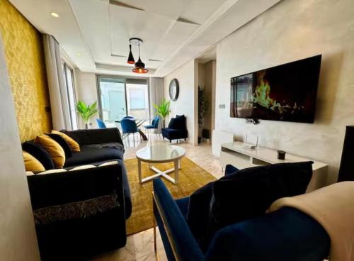 Résidence Saphir Luxury apartment with terrace in Racine, Casablanca (photo 3)