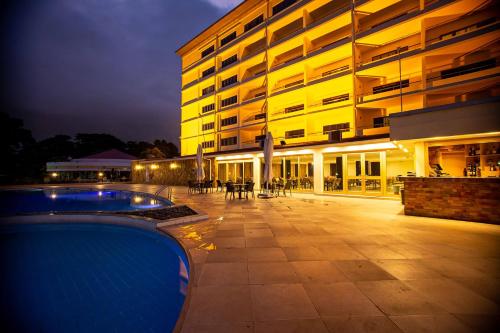 陽台/露台, Lancaster Kumasi City Hotel in 庫馬西