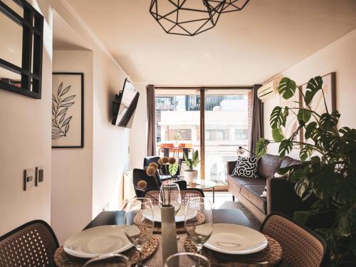 Dpto a pasos del Costanera center con aire acondicionado en Barrio el Golf