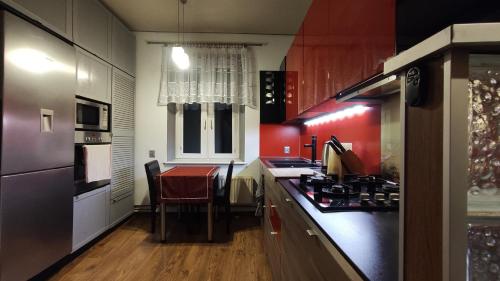 köök, Apartament 500 metrów od wjazdu na A4 (Apartament 500 metrow od wjazdu na A4) in Ruda Slaska