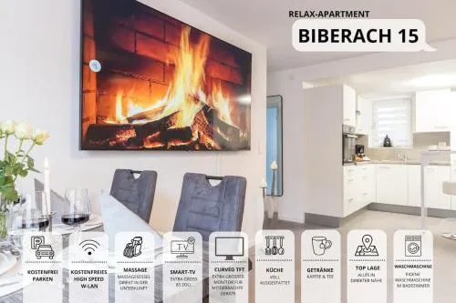 RelaxApartment 15 Massagesessel SmartTV Küche in Biberach an der Riß, Deutschland