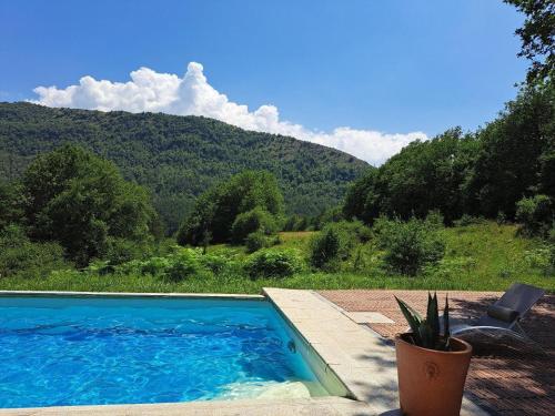 Kilátás, Romantic-HuntingLodge-en-Provence**** in Saint-Pierre (Provence-Alpes-Cote d'Azur)