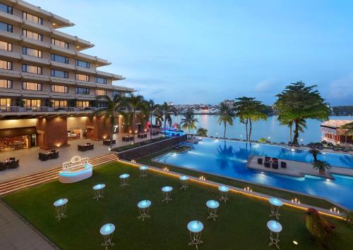 Balkon/Terrasse, Cinnamon Lakeside Hotel in Colombo