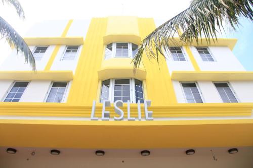 Leslie Hotel Ocean Drive in Miami Beach, USA