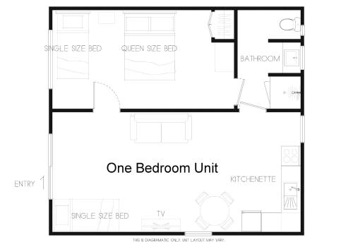 Summit Motor Lodge Room Type - One-Bedroom Apartment