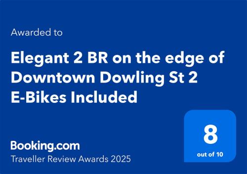 Elegant 2 BR on the edge of Downtown Dowling St 2 E-Bikes Included - image 12