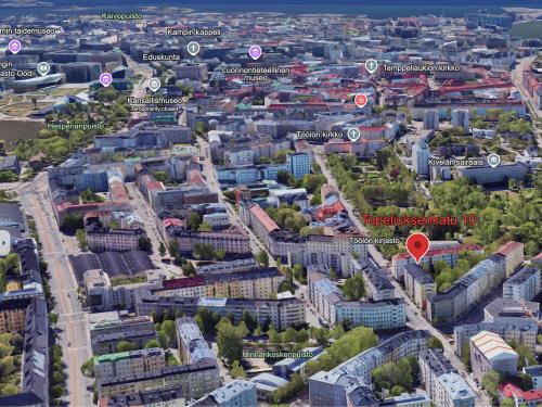 Central Helsinki Studio Near Olympic Stadium in Töölö