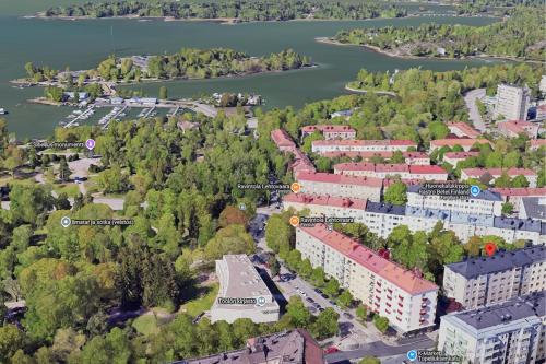 Central Helsinki Studio Near Olympic Stadium in Töölö