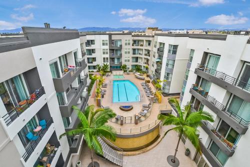 Luxury ApartStudio Marina Del Rey Pool, Gym, Parking, Jacuzzi, BBQ