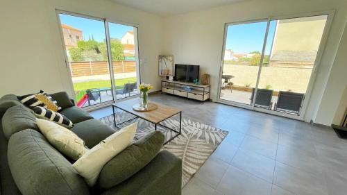 Le Cabes - Climatisation - BBQ -Terrasse & Jardin- Free Parking 2 places-WIFI - Télétravail - SudSéjourConciergerie, Cabestany (fotografie 8)