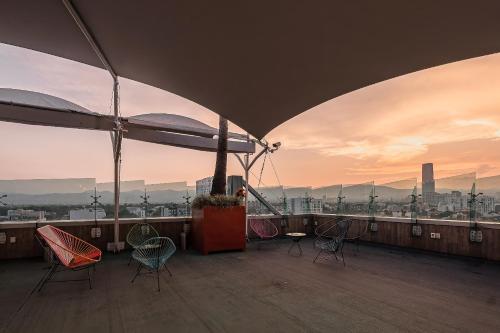 ระเบียง/ชานเรือน, Bed in mixed room in ทลาลปาน-แท็กซ์เกน่า