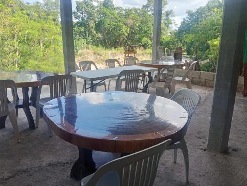 Restaurant, Campamento Yaax Che en Calakmul in Chicanna