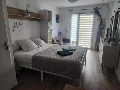 Studio avec terrasse gîte à louer Saint-Pair