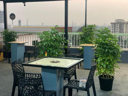 balkon/terras, Moonic Days Infopark Kakkanad in Kochi