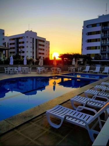 Ajuflat- Piscina, Praia, Shopping, Academia, Aeroporto, Ar condicionado, Lava e seca, Aracaju