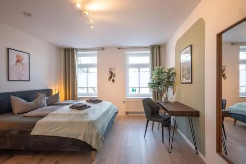 Boho-Suite - Sauna, Netflix, Nespresso, Zentral, Messe in Chemnitz, Deutschland