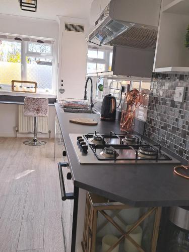 Kitchen, Self Catering Appartment 1 bedroom 2 double beds in East Cowes