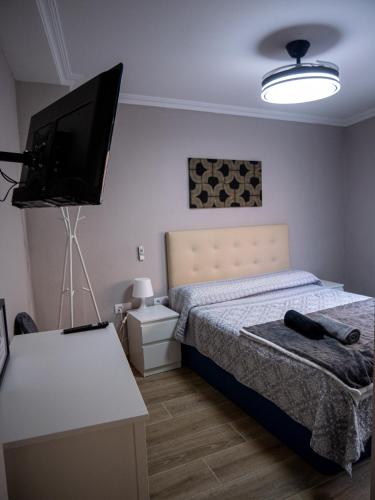 1 double bed