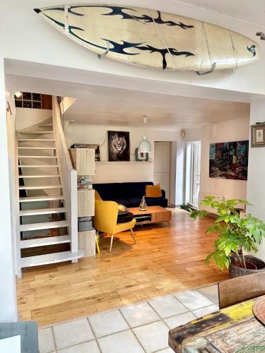 Maison landaise avec piscine proche Hossegor Capbreton gîte à louer Angresse