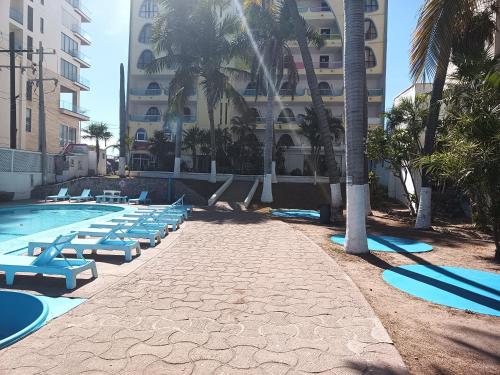 Vista exterior, Hotel Essen's in Mazatlán