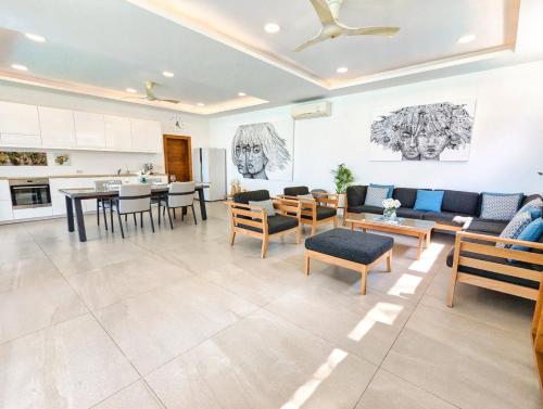 Kitchen, LUXURY BEACH APARTMENT & SEA VIEW and PRIVATE POOL in Klong Son