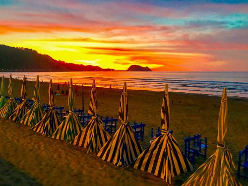 View, Hotel Olatu in Zarautz