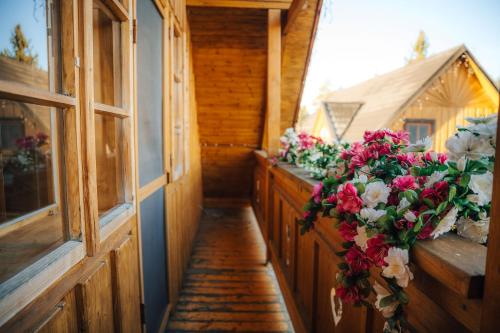 ระเบียง/ชานเรือน, Chata Preveľkô - Chaty Rozprávkovo (Chata Prevelko - Chaty Rozpravkovo) in สตาราเลสนา