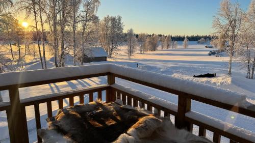 Erkély/terasz, Nivunki Village in Muonio