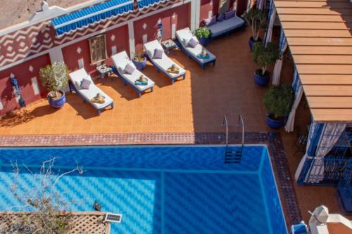 陽台/露台, Le Petit Riad Maison d'hôtes (Le Petit Riad Maison d'hotes) in 瓦爾紮紮特機場