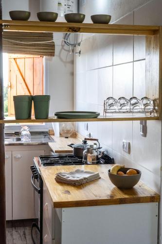 廚房, La Calusita Huerta Grande in 韋爾塔格蘭德