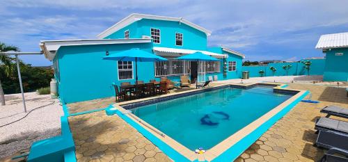 Vista exterior, Villa Turquoise Curaçao (Villa Turquoise Curacao) in Nieuwpoort