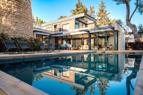 La sublime villa du moulin avec vue mer exceptionnelle ! - Location, gîte - Mèze