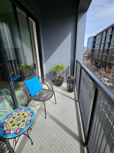 Balcony/terrace, Lux 2x2 in Midtown ATL with parking in Blandtown